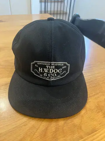 H.W.DOG & CO. 블랙 워크캡
