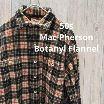 초레어 50s 맥퍼슨 Mac Pherson 플란넬 셔츠 빈티지