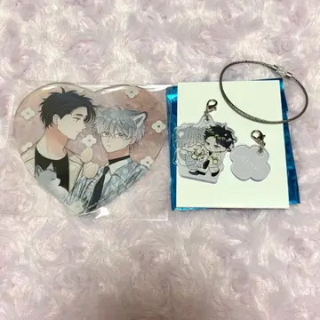 밑부분 넓은 콜라보 카페 코스터 아크릴 와이어 참 애매한 울프