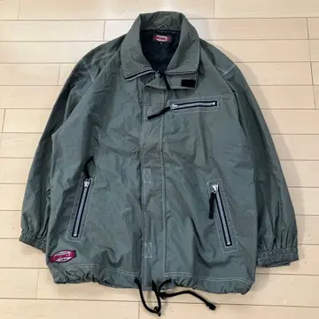 12.3 BURTONCLUB 버튼 나일론 자켓 그레이 S