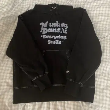 나니와단시 GU 콜라보 후드티 블랙 M 사이즈