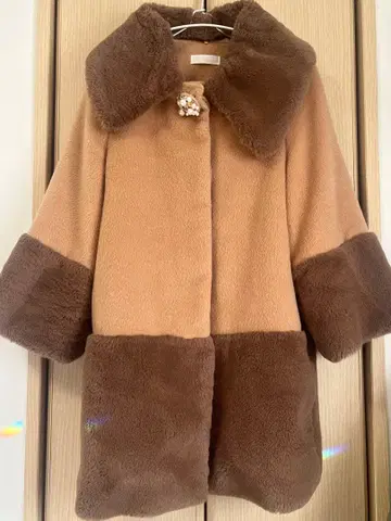 푹신푹신 베이지 브라운 코트