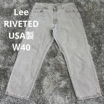 [ DE7 ] Lee RIVETED 데님 USA제 W40 Lee 청바지