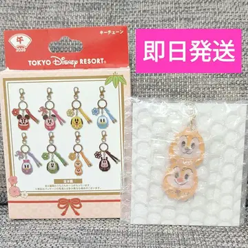 디즈니 리조트 2026 설날 시크릿 키체인 칩과 데일