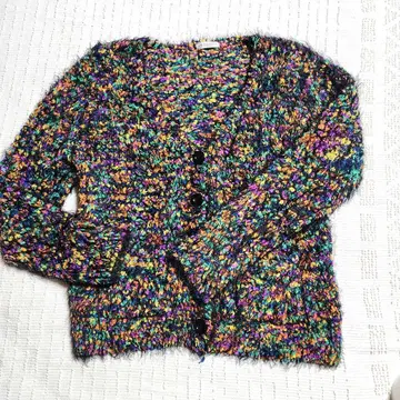 LA MONET 멀티 컬러 가디건 긴팔