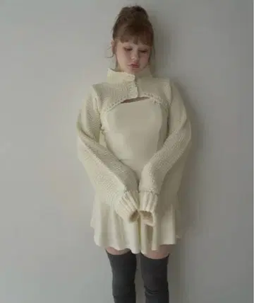 Zoey velour set dress white andmary