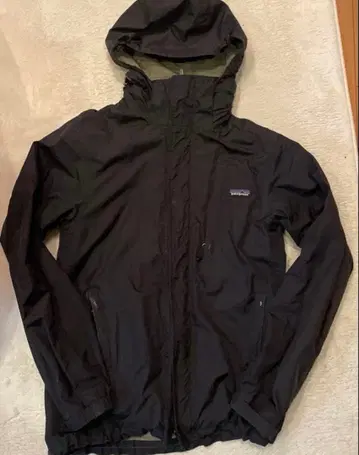 patagonia 후드 부착(탈부착 가능) 나일론 자켓 블랙