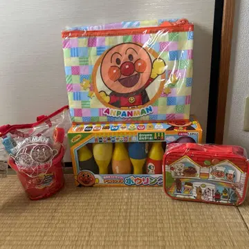 호빵맨 볼링 세트 파우치 포함