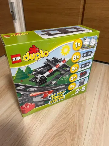 레고 듀플로 10698 레일 선로 건널목 기차