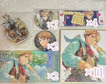 앙스타 나루카미 아라시 색지 캔뱃지 아크릴 스탠드 묶음 판매