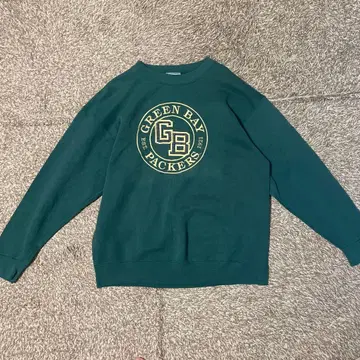 [ 90s ] 레어 USA제 구제 의류 그린베이 맨투맨 L 사이즈