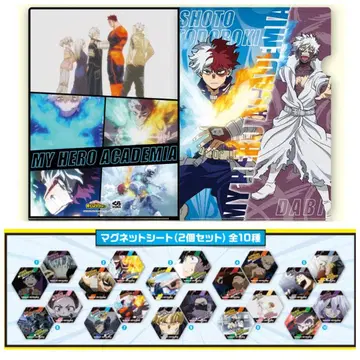 쿠라스시 히로아카 토도로키 쇼토 바쿠고 카츠키 마그넷 시트 클리어 파일