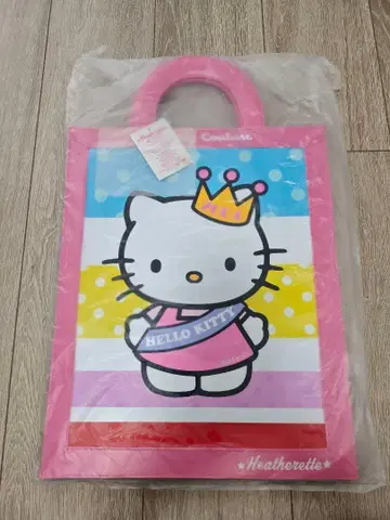 키티 x 헤더렛 콜라보 토트백 산리오 2004년 헤이세이 레트로