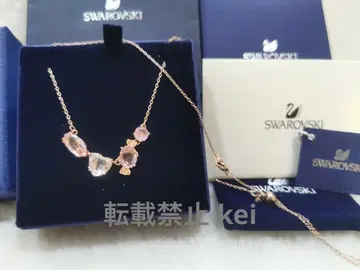 Swarovski 플라워 모티브 목걸이