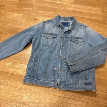 라이트 블루 데님 자켓 ZARA 빈티지풍