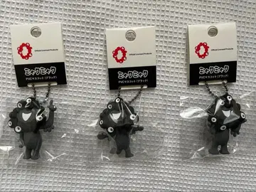 블랙 미야쿠미야쿠 PVC 마스코트 블랙 (A.B.C) 3종 키링