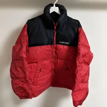 samas 다운 자켓 빨간색/블랙