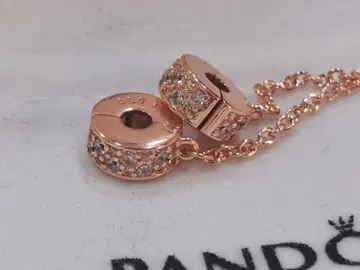 PANDORA 로즈 골드 참