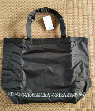 [ Afternoon Tea ] 보온 보냉 백 브라운 L 사이즈 택 포함