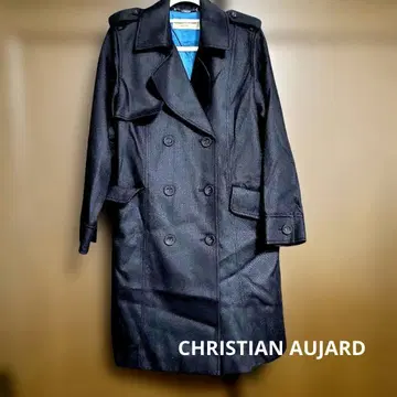 트렌치코트 블랙 CHRISTIAN AUJARD