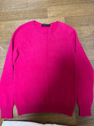 UNITED ARROWS 핑크 긴팔 스웨터 캐시미어 100%