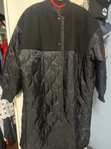 antiqua 도킹 코트 블랙