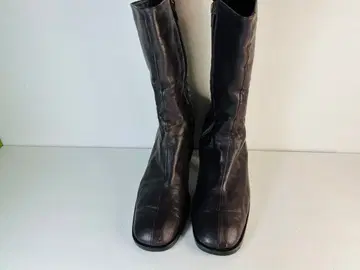 RABOKIGSHI WORKS 가죽 미들 부츠