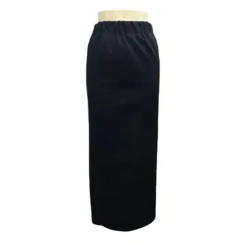 아얀 ayane 리브 펜슬 스커트 블랙 40