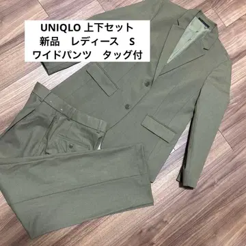 UNIQLO 여성용 브라운 싱글 비즈니스 정장