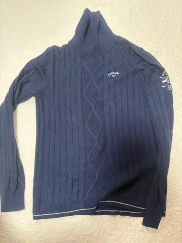 Callaway 여성용 스웨터 M 네이비