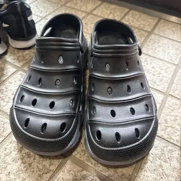 경량 블랙 클로그 샌들 LL