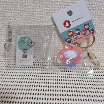 간사이 엑스포 미야쿠미야쿠 변신 입체 키링 시나모롤 클리어 타입