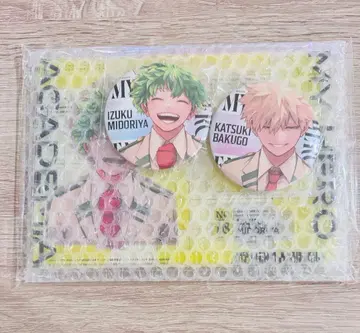 [ 미개봉 새상품 ] 히로아카 바쿠고 미도리야 아크릴 스탠드 캔뱃지 전사