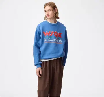 GU 기묘한 이야기 헤비 웨이트 맨투맨 풀오버 L