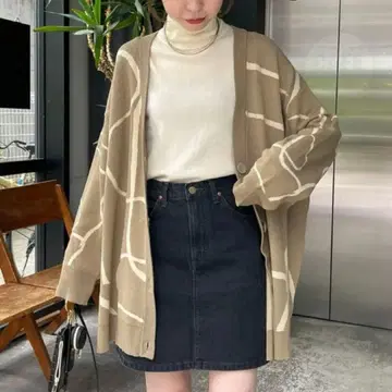 카프리슈 레마쥬 니트 가디건 베이지 FREE