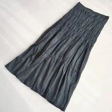 로리즈팜 티어드 롱 스커트 세련된 성숙 캐주얼 F