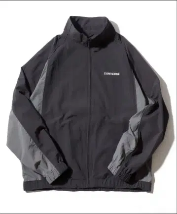 CONVERSE 나일론 자켓 블랙/그레이
