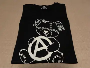 캔디 스트리퍼 패치워크 베어 빅 티셔츠