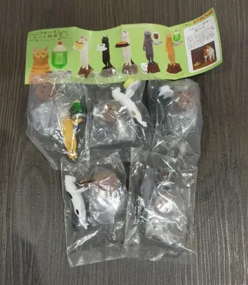 고양이 라보 고양이의 순수 찻집 가챠 컴플리트 5종 세트 새상품 미개봉
