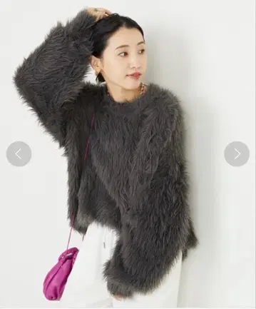 FREAK'S STORE 페더얀 샤기 니트 풀오버