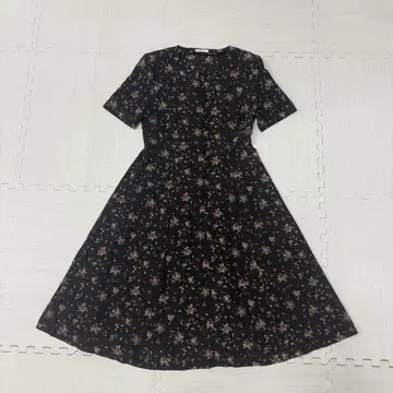 원피스 블랙 꽃무늬 아카이브 그런지 y2k