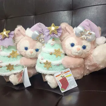 [ 새상품 택 포함 ] 리나벨 크리스마스 트리 디즈니씨 한정판 인형 2개