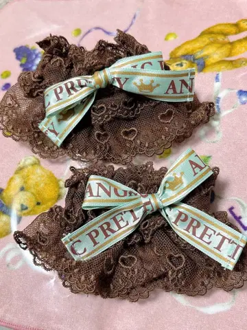 AngelicPretty 멜티 초콜릿 소매 고정 브라운