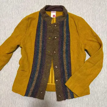 BACCA 투모로우랜드 x 해리스 트위드 자켓 블루종 일본제