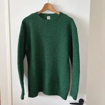 RonHerman 론 헤르만 울 베이직 스웨터/그린 S