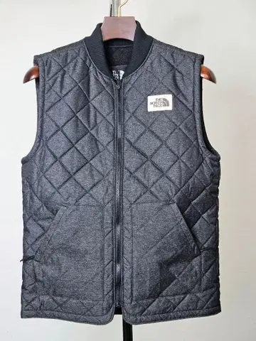 THE NORTH FACE 그레이 퀼팅 베스트