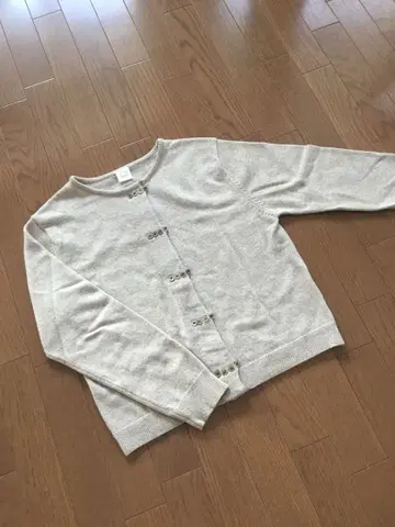 새상품급 뷔르데사봉 캐시미어 100 가디건 스웨터