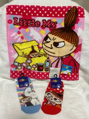 리틀 미이와 무민 타월 삭스 세트