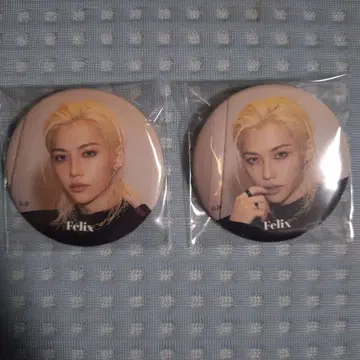 StrayKids 스키즈 필릭스 캔 배지 2종 세트