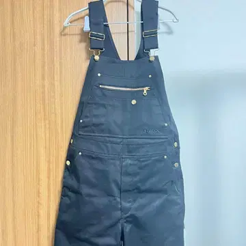 XLARGE x Dickies 블랙 오버롤 M